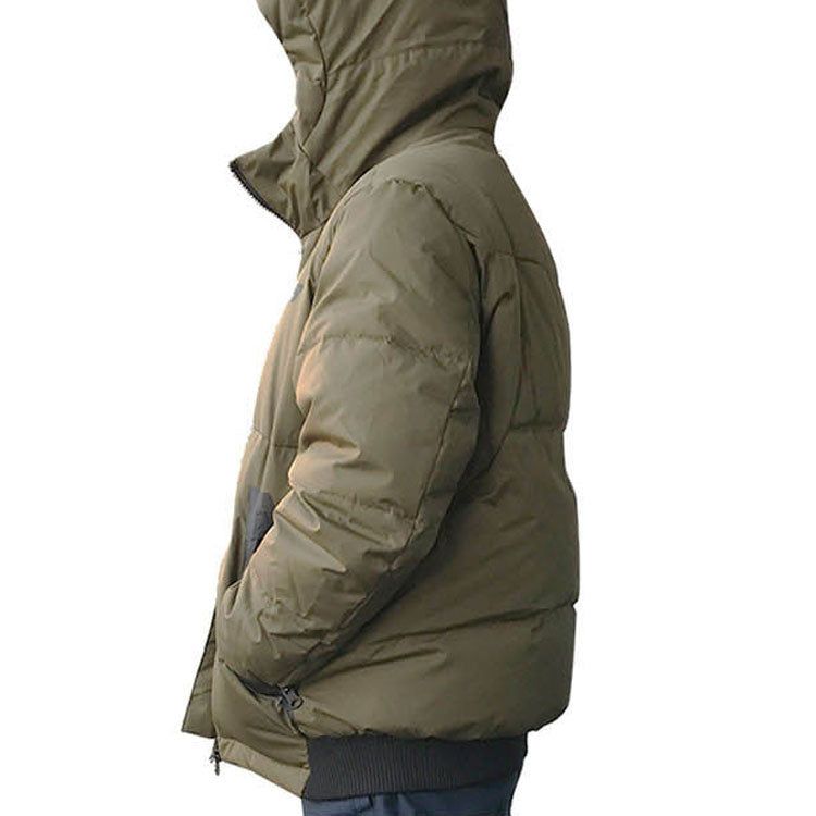 New Balance Heavyweight Puffer Hooded Jacket 'Olive Green' NP74T021-KH sold by KicksCrew product image thumbnail 5