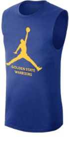 Air Jordan Logo x NBA Golden State Warriors Essential Tank 'Blue' FQ1971-495 sold by KicksCrew
