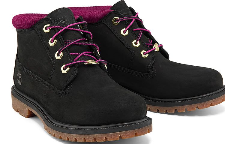 (WMNS) Timberland Nellie Chukka Waterproof Boot 'Black Pink' A2JSAW sold by KicksCrew product image thumbnail 4