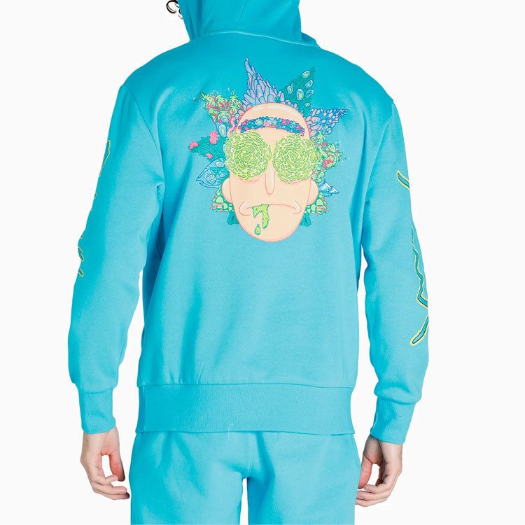 Puma X Rick And Morty Basketball Hoodie 'Blue' 535438-01 sold by KicksCrew product image thumbnail 4