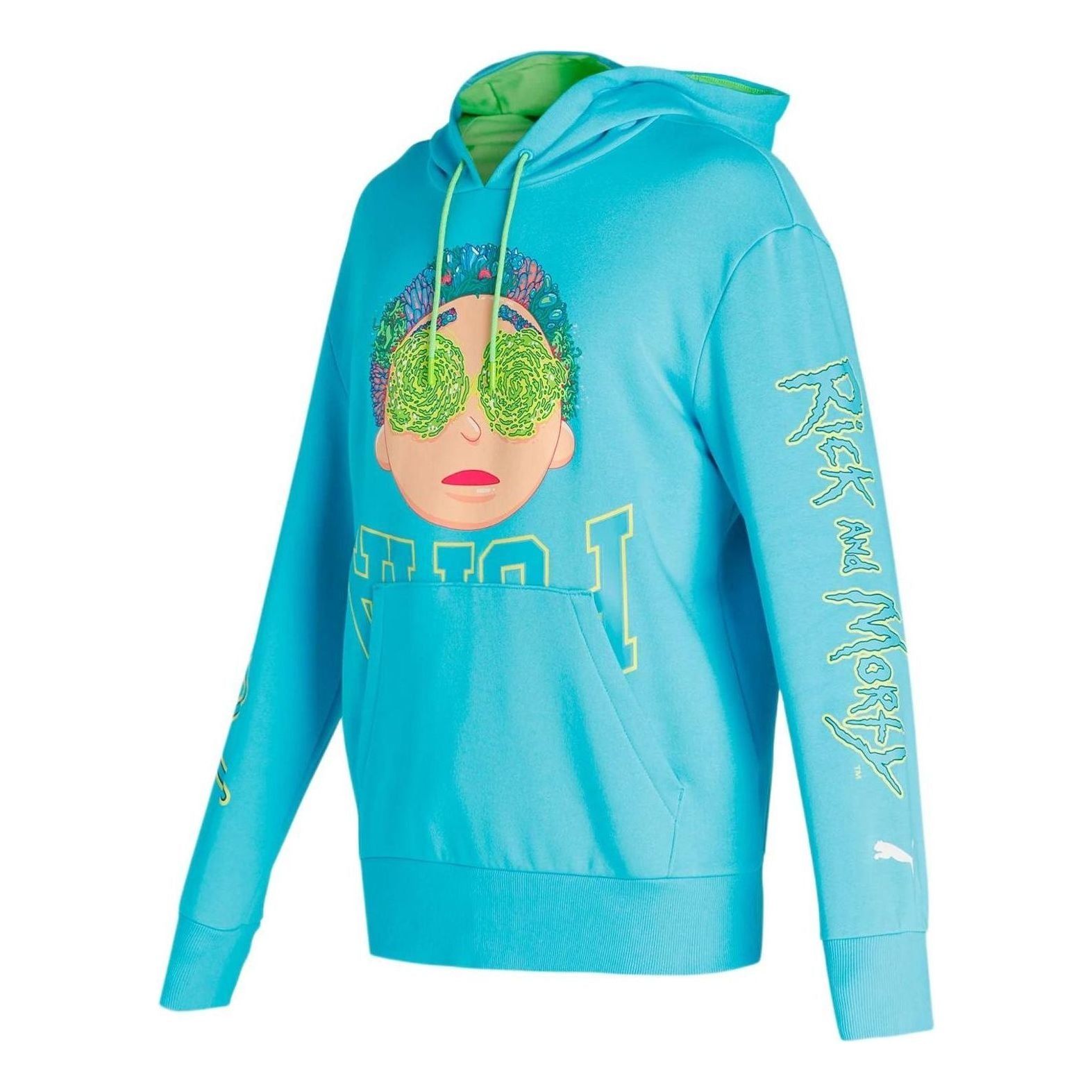 Puma X Rick And Morty Basketball Hoodie 'Blue' 535438-01 sold by KicksCrew