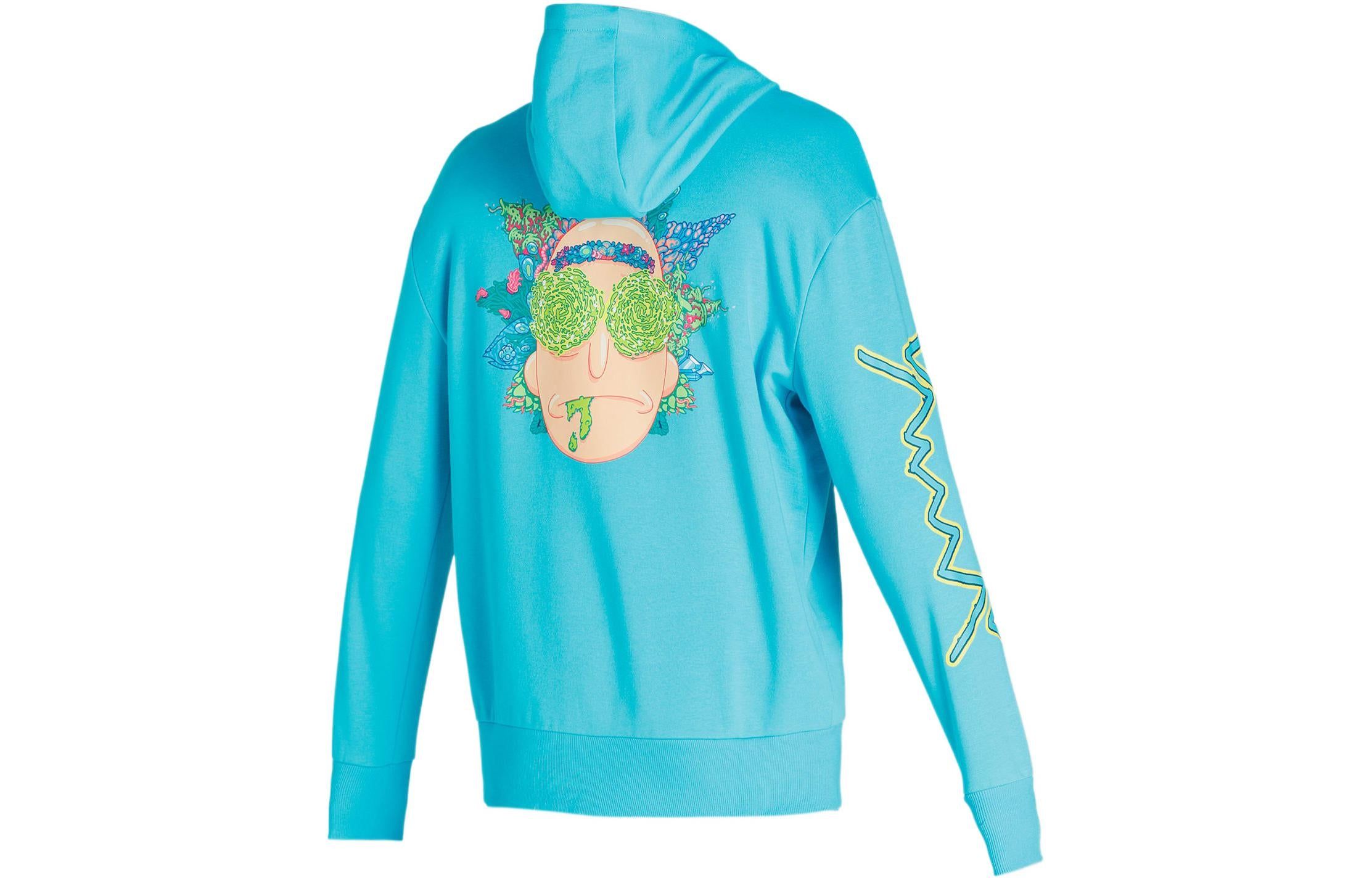 Puma X Rick And Morty Basketball Hoodie 'Blue' 535438-01 sold by KicksCrew product image thumbnail 2
