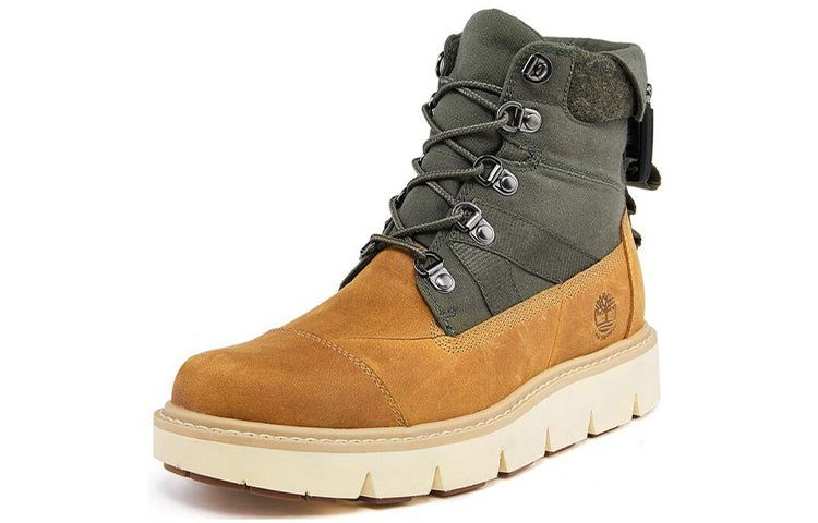 (WMNS) Timberland Raywood 6 Inch EK+ Wide Fit Waterproof Boots 'Wheat Nubuck with Green' A42HPW sold by KicksCrew product image thumbnail 2