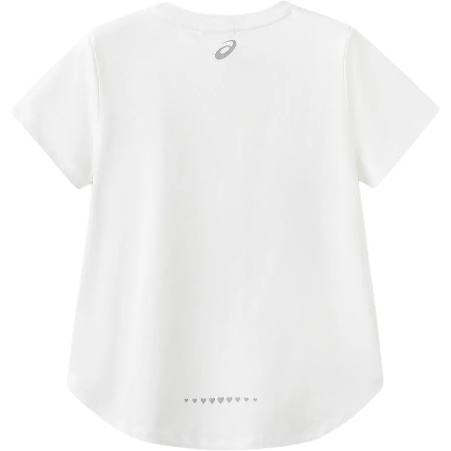 (GS) ASICS Logo T-Shirt 'White Pink' 332241174027-10 sold by KicksCrew product image thumbnail 2