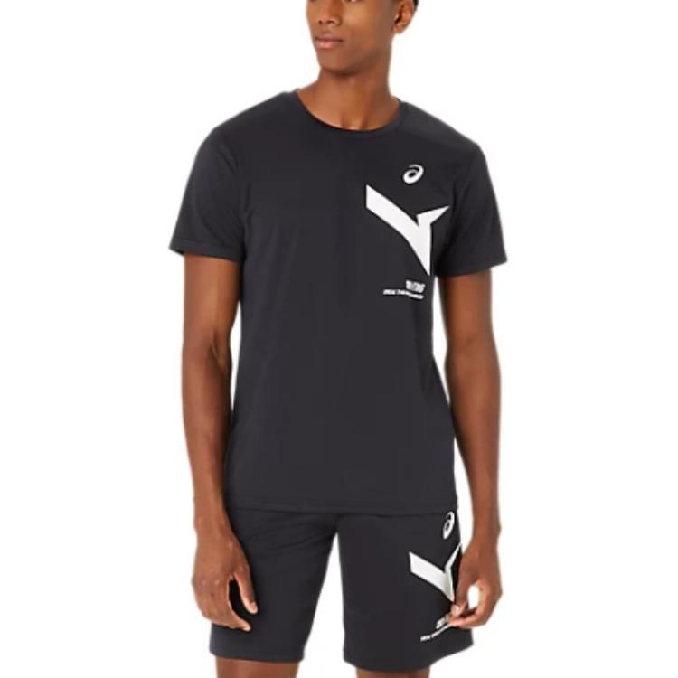 Asics A-I-M Dry Short Sleeve T-Shirt 'Performance Black' 2031E555-001 sold by KicksCrew product image thumbnail 5