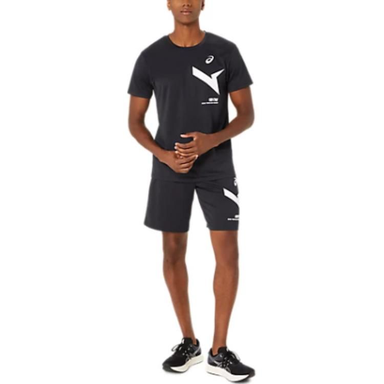 Asics A-I-M Dry Short Sleeve T-Shirt 'Performance Black' 2031E555-001 sold by KicksCrew product image thumbnail 2