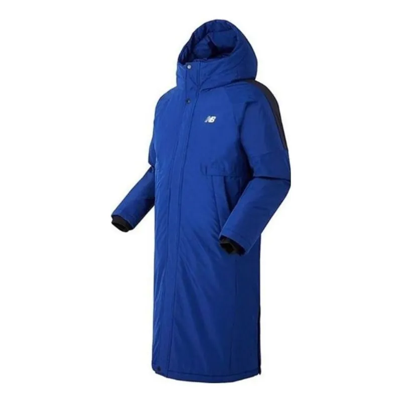 New Balance Logo Down Jacket 'Blue' NBNP847023-BLUE sold by KicksCrew