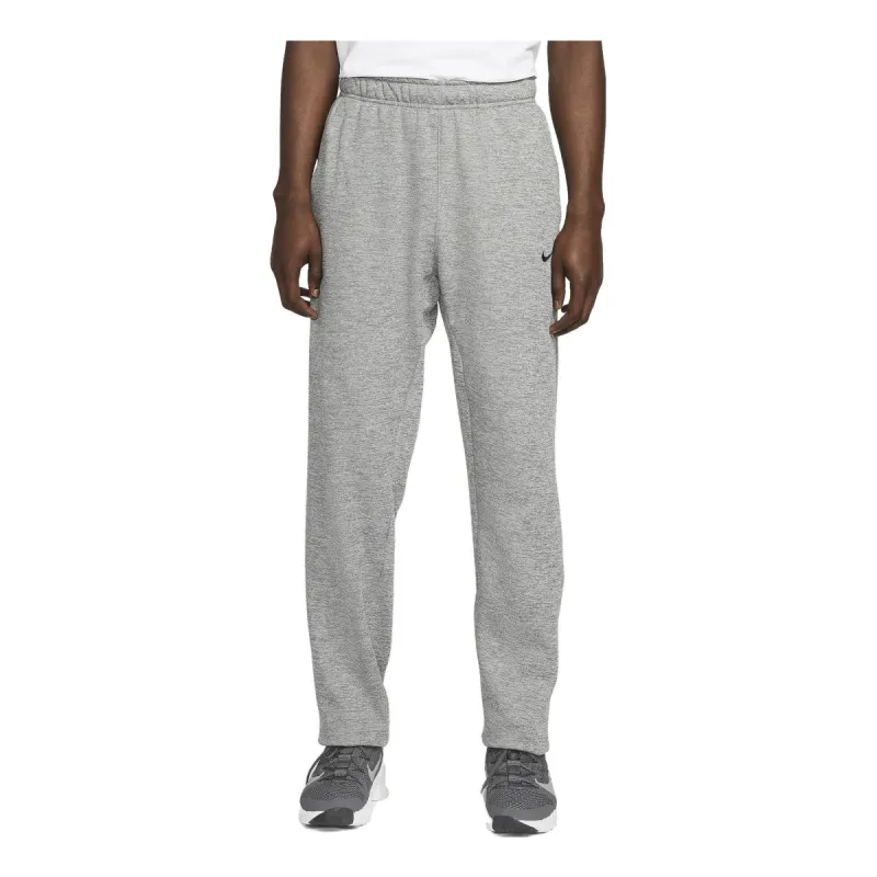 Nike Therma-FIT Open Hem Fitness Pants 'Grey' DQ4856-063 sold by KicksCrew
