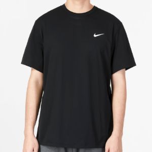 Nike Dri-FIT UV Hyverse Short Sleeve Fitness Top 'Black