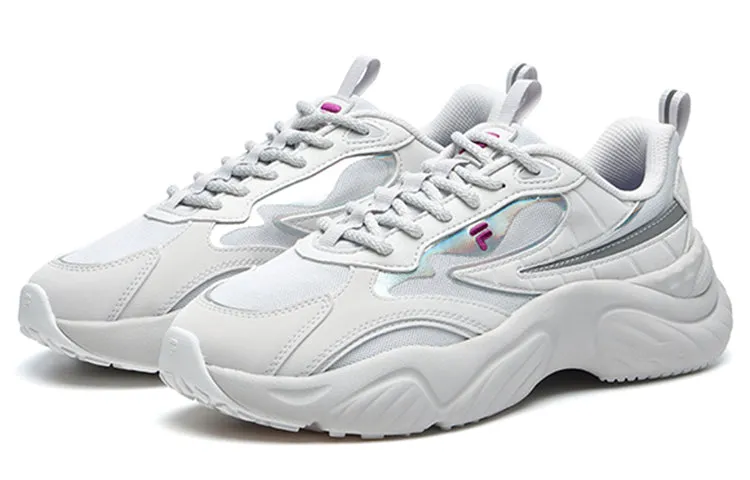 (WMNS) FILA FUSION Conch Sneakers 'White Grey' T12W217303FNS sold by KicksCrew product image thumbnail 2