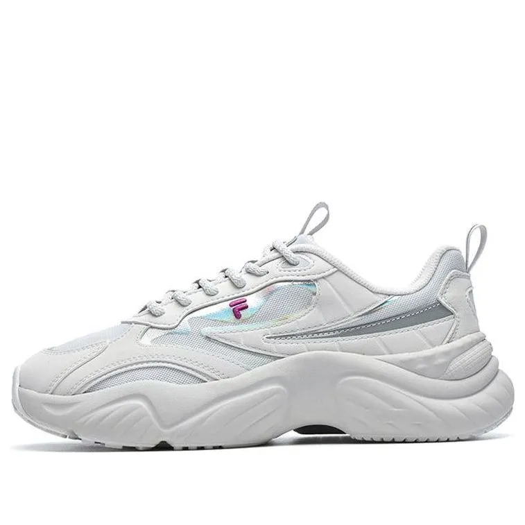 (WMNS) FILA FUSION Conch Sneakers 'White Grey' T12W217303FNS sold by KicksCrew