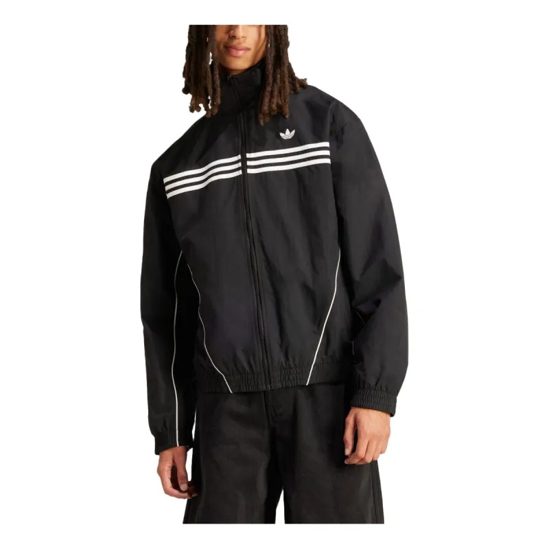 adidas Flames Jacket Asia Sizing 'Black' IS0242 sold by KicksCrew