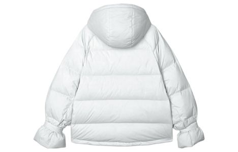 (WMNS) WMNS) Skechers Zip-up Hooded Long Sleeve Down Jacket 'White' L421W113-01MZ sold by KicksCrew