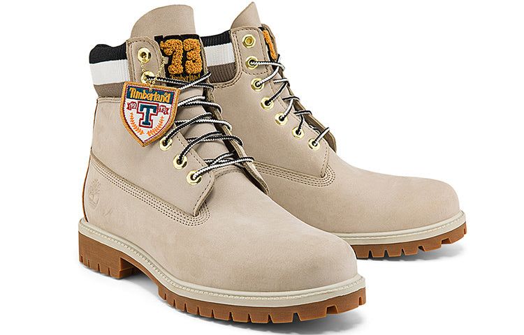 Timberland 6 Inch Heritage Cupsole Boots 'Beige Nubuck with Black' A2M5BW sold by KicksCrew product image thumbnail 4