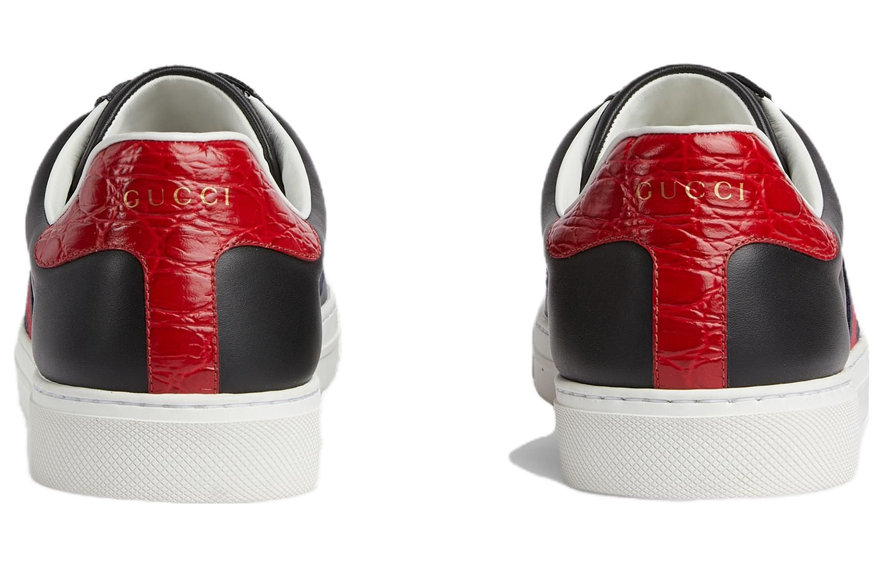 Gucci Ace Low-Top Sneakers 'Black Red' 757892-AACAG-1096 sold by KicksCrew product image thumbnail 4