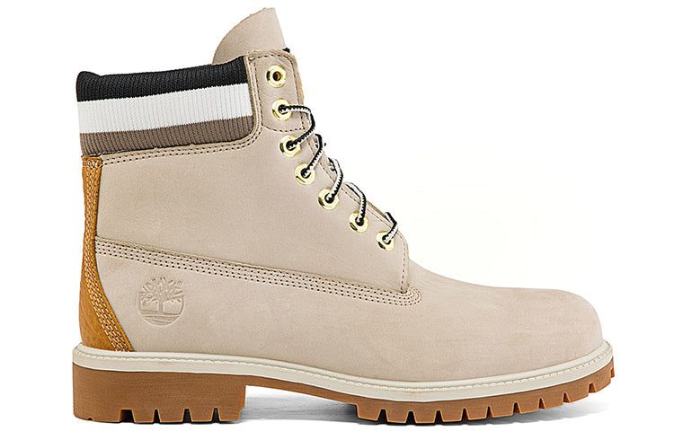 Timberland 6 Inch Heritage Cupsole Boots 'Beige Nubuck with Black' A2M5BW sold by KicksCrew product image thumbnail 2