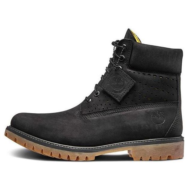 Timberland 6-Inch Premium Perforated Boot 'Black Nubuck' A1YN7 sold by KicksCrew