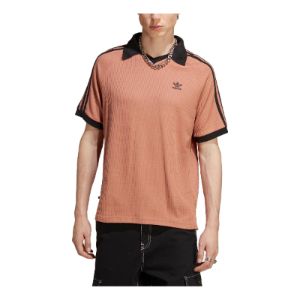 adidas originals Adicolor Classics Waffle Polo Shirt 'Clay Strata' HS2083 sold by KicksCrew