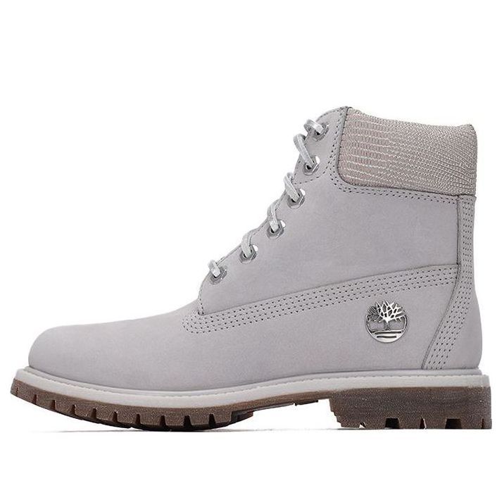 (WMNS) Timberland Classic 6 Inch Premium 'Light Grey' A1UWFE02 sold by KicksCrew
