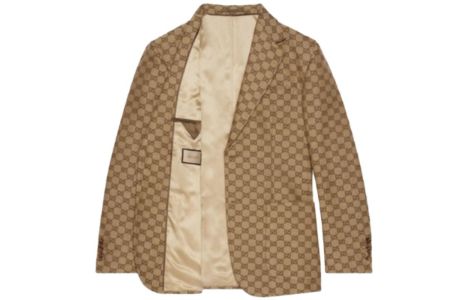 Gucci GG Supreme Linen Formal Jacket 'Beige Ebony' 742607-ZAM7G-2580 sold by KicksCrew