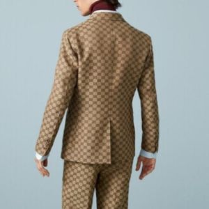 Gucci GG Supreme Linen Formal Jacket 'Beige Ebony' 742607-ZAM7G-2580 sold by KicksCrew