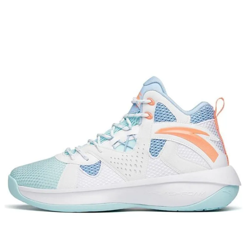 ANTA Shock The Game 2 High Top Shoes 'White Blue' 112211620S-6 sold by KicksCrew