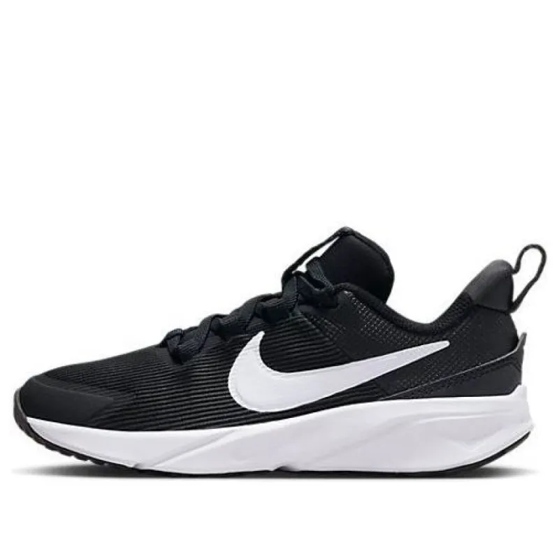 (PS) Nike Star Runner 4 'Black White' DX7614-001 sold by KicksCrew