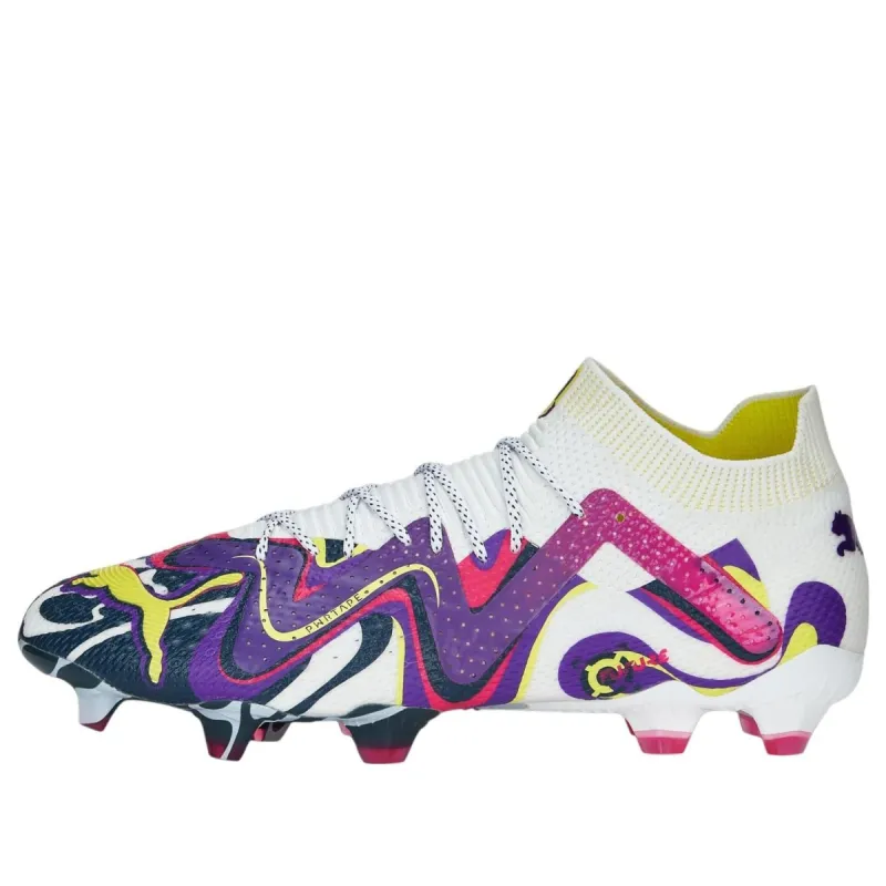 PUMA Future Ultimate Creativity FG 'White Multi-Color' 107323-01 sold by KicksCrew