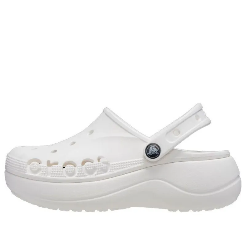 (WMNS) Crocs Classic Baya Platform Slide 'White' 208186-100 sold by KicksCrew
