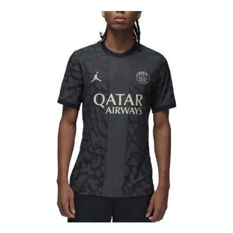 Air Jordan x PSG 23-24 ADV Logo Dri-FIT Jersey 'Black' DX9759-069 sold by KicksCrew