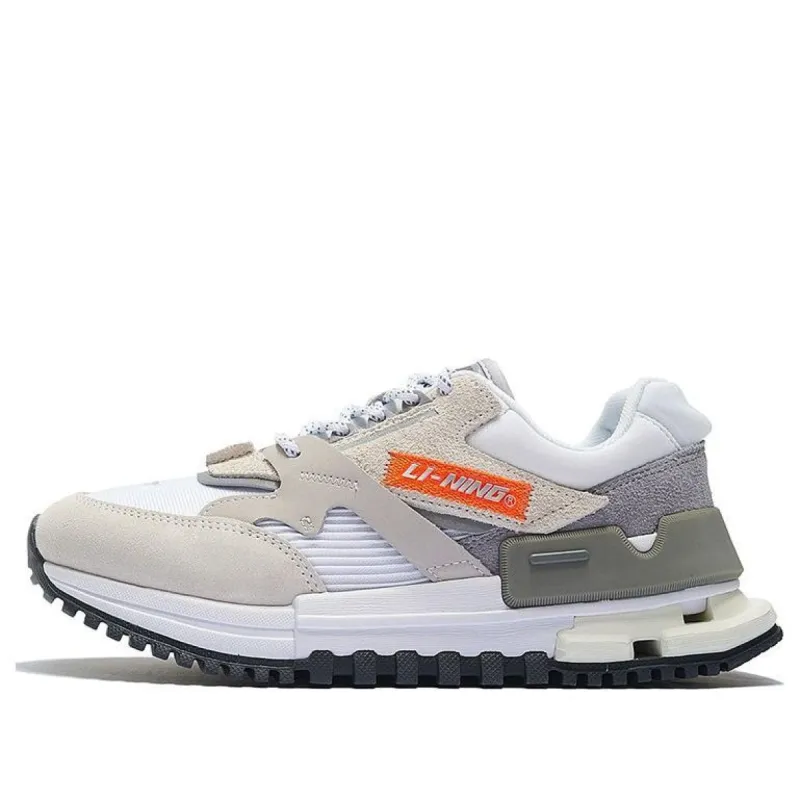 (WMNS) Li-Ning 001 Classic 'Grey Orange' AZGS078-4 sold by KicksCrew