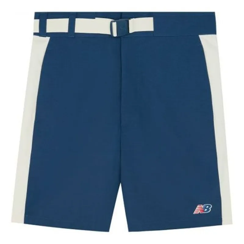 New Balance x ANB Classic Color Block Shorts 'Teal Beige' AMS22373-BGV sold by KicksCrew