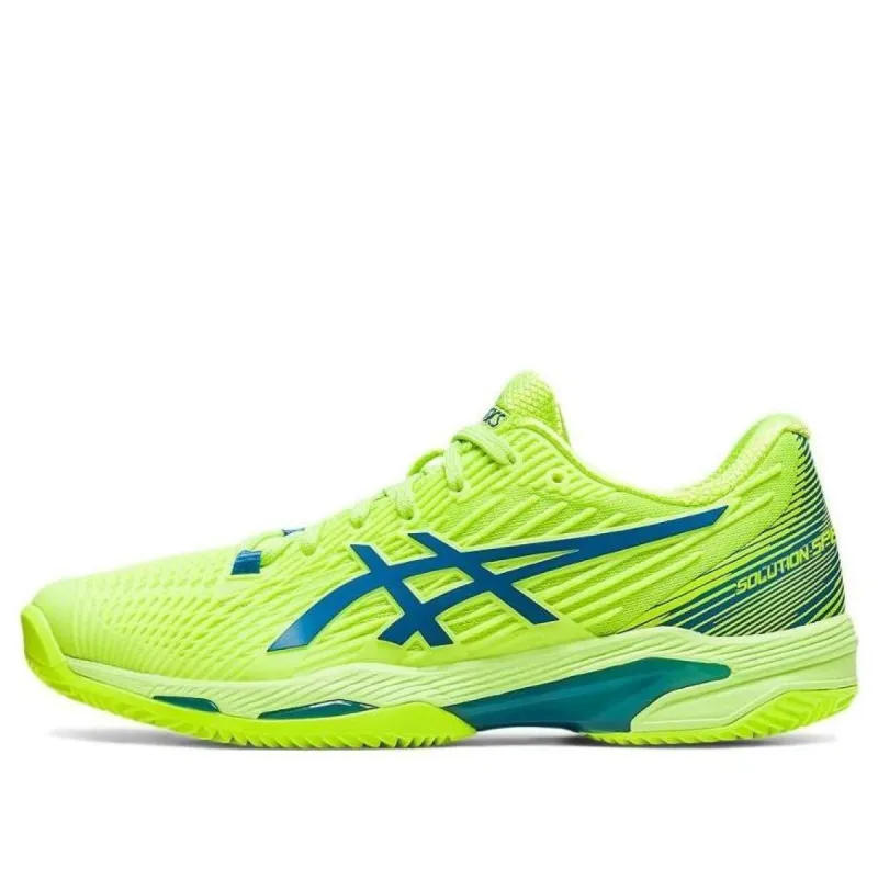 (WMNS) ASICS Solution Speed FF 2 Clay 'Hazard Green' 1042A134-300 sold by KicksCrew