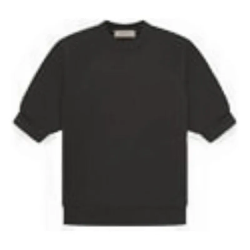 Fear of God Essentials SS23 Ss Waffle Sweatshirt 'Off Black' FOG-SS23-050 sold by KicksCrew
