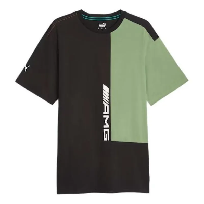 Puma Mercedes-AMG Statement Tee 'Black Green' 621191-01 sold by KicksCrew