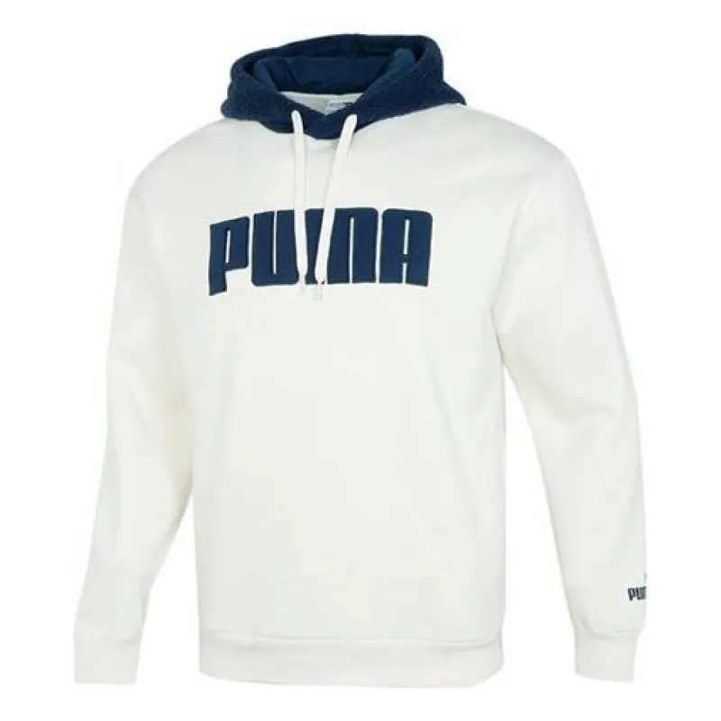 Puma Long Sleeved Pullover Hoodie 'White' 534939-93 sold by KicksCrew