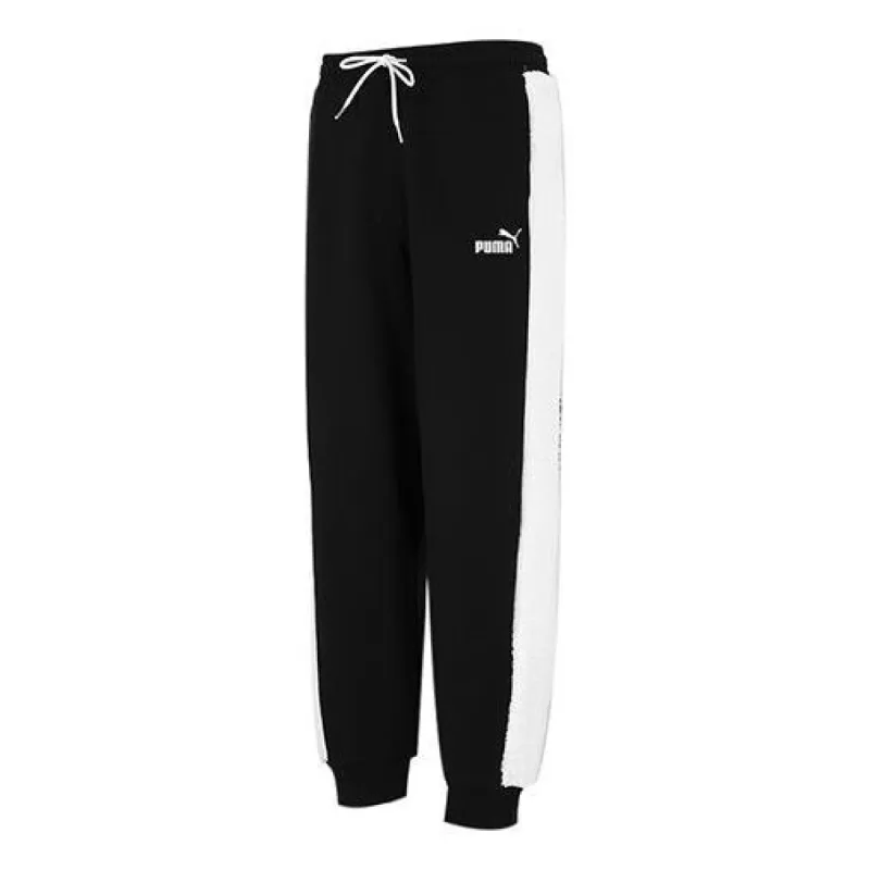Puma Fleece Blocking Pants 'Black' 534938-01 sold by KicksCrew