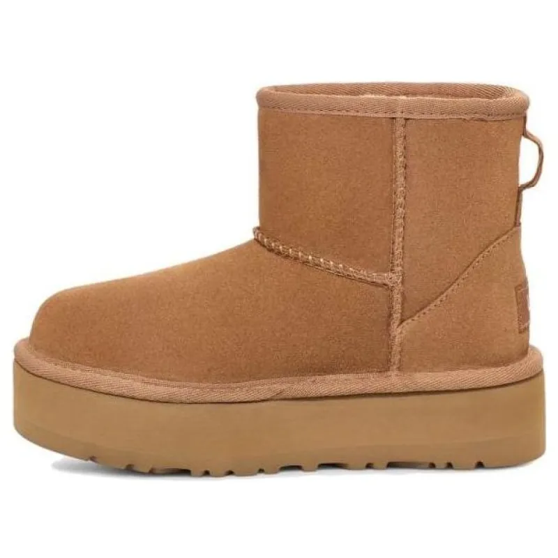 (GS) UGG Classic Mini Platform 'Chestnut' 1143700K-CHE sold by KicksCrew