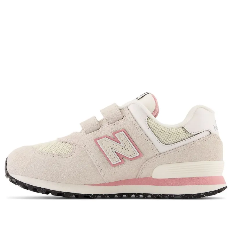 (PS) New Balance 574 Hook & Loop Shoes 'Pink White' PV574KR1 sold by KicksCrew