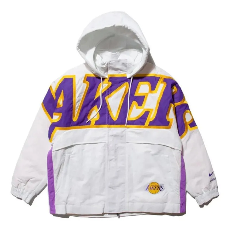 (WMNS) Nike x AMBUSH NBA Lakers Jacket 'Summit White Purple Yellow' DB1617-121 sold by KicksCrew