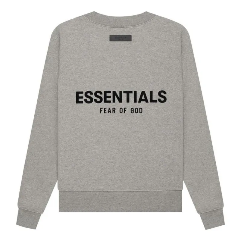 Fear of God Essentials SS23 Crewneck 'Dark Oatmeal' FOG-SS23-359 sold by KicksCrew