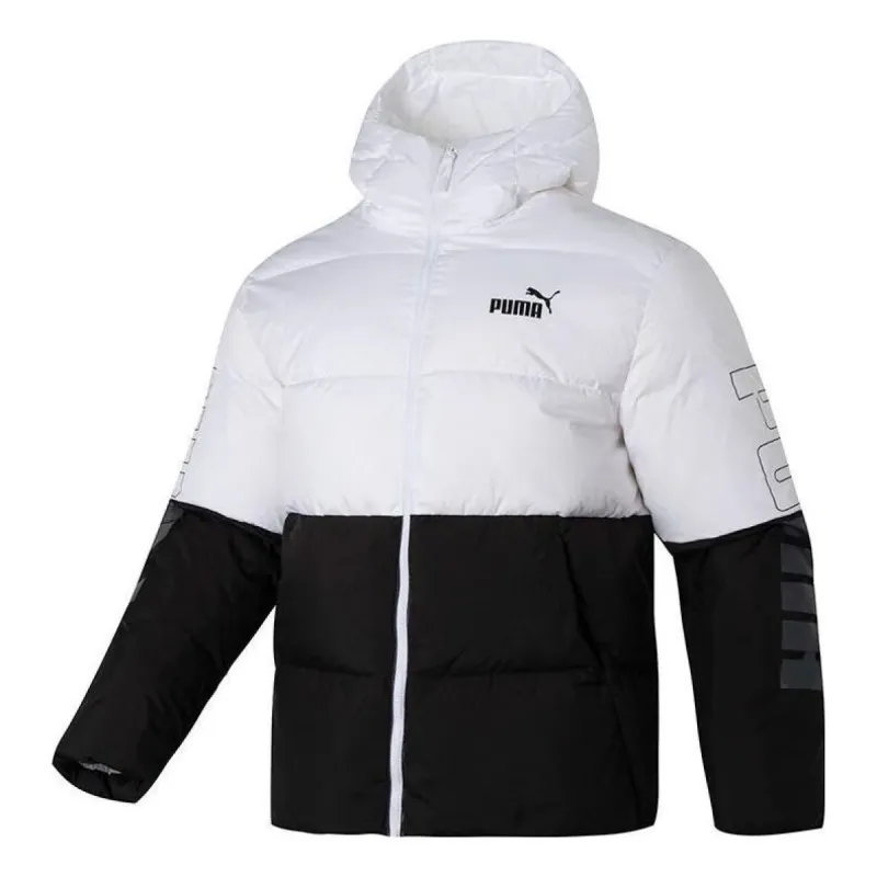 PUMA Colorblock Puffer Jacket 'Black' 678720-02 sold by KicksCrew