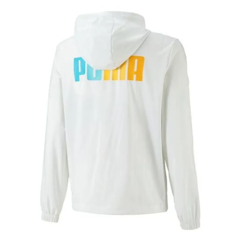 PUMA Full Sleeve Printed Hoodie 'White' 678013-02 sold by KicksCrew