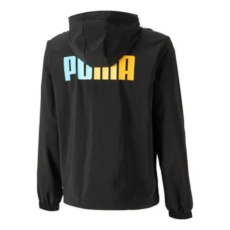 PUMA Full Sleeve Printed Hoodie 'Black' 678013-01 sold by KicksCrew