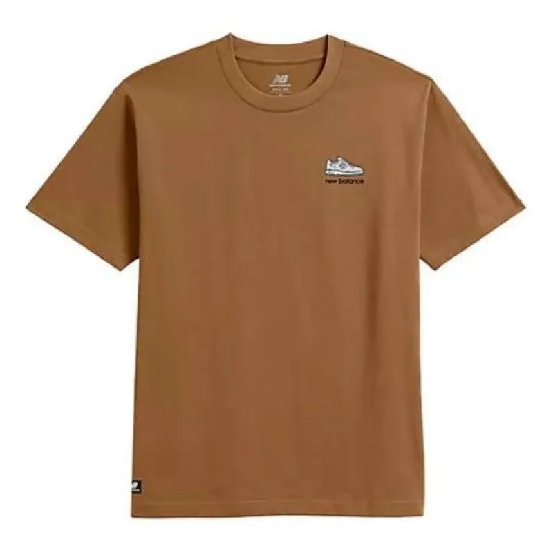 New Balance 550 Logo Graphic Tee 'Tobacco' MT31576-TOB sold by KicksCrew