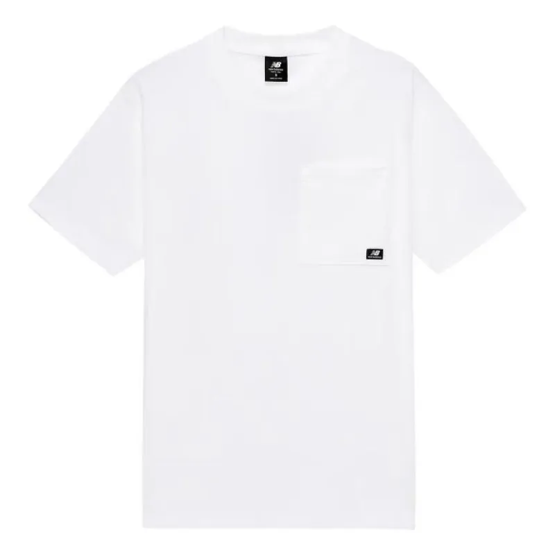 New Balance Essentials Reimagined Cotton Jersey T-Shirt 'White' MT31542-WT sold by KicksCrew