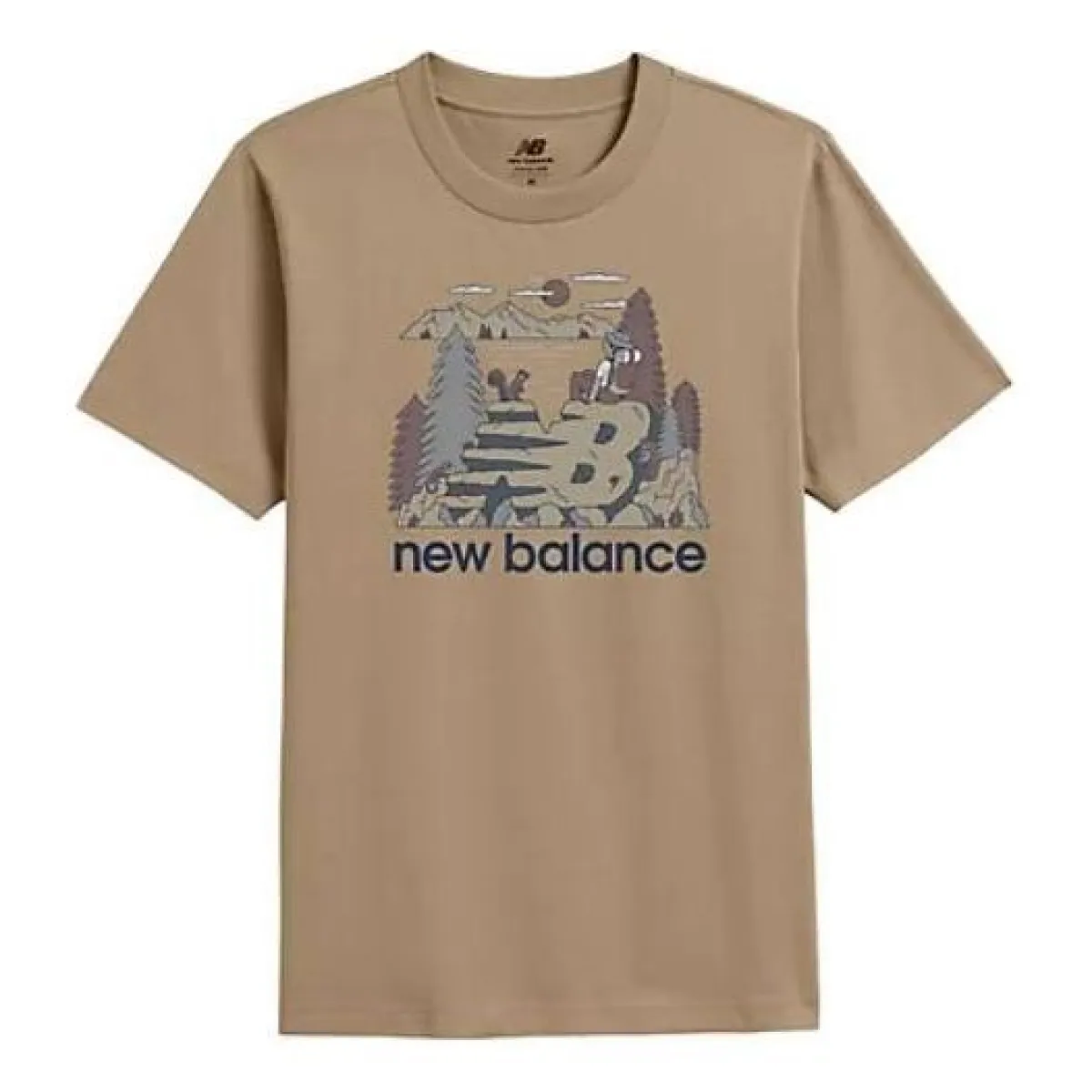 ◆New Balance◆ UNI Quick Dry Letter Short Sleeve T-shirt New Balance NB Dry Mens Short Sleeve Running T-Shirt Medium
