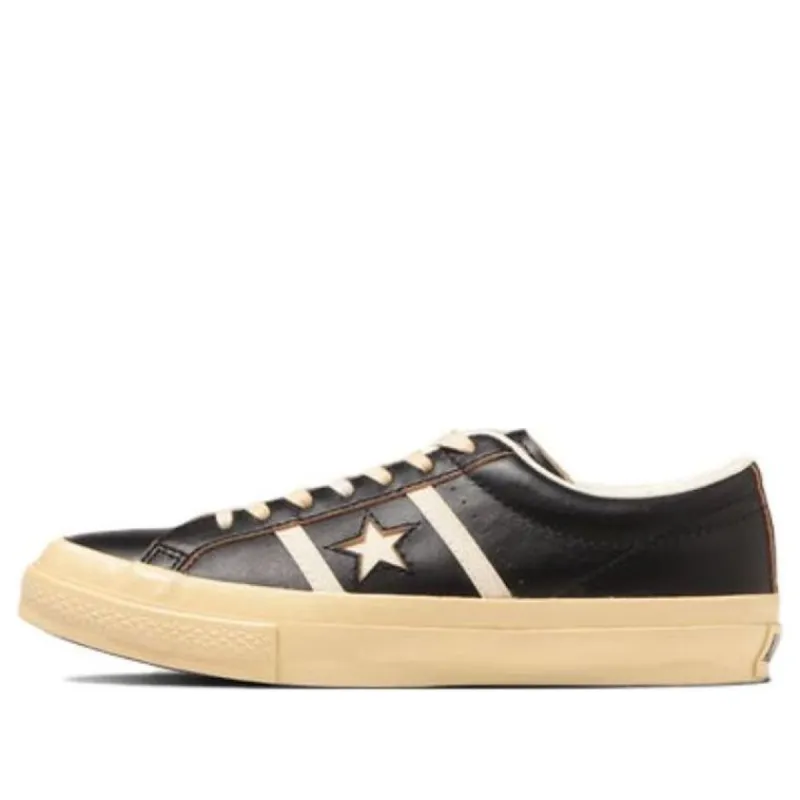 Converse Star&Bars US Leather 'Black' 35200550 sold by KicksCrew