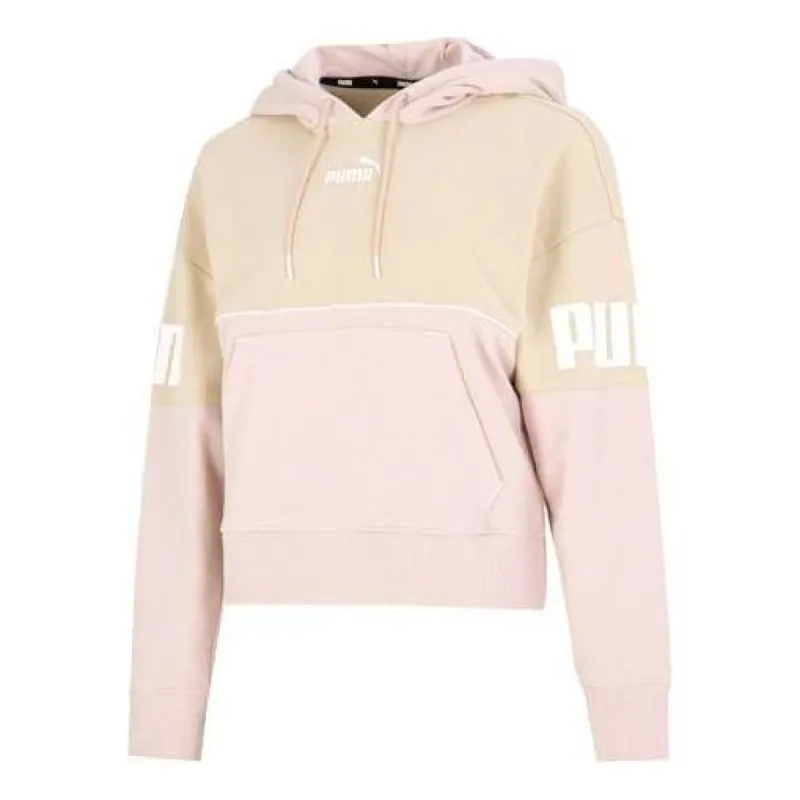 (WMNS) PUMA Power Colorblock Hoodie 'Pink' 673638-67 sold by KicksCrew