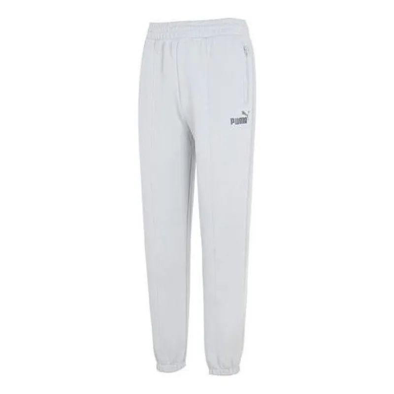 PUMA Relaxed Regular Sweatpants 'Grey' 673625-19 sold by KicksCrew